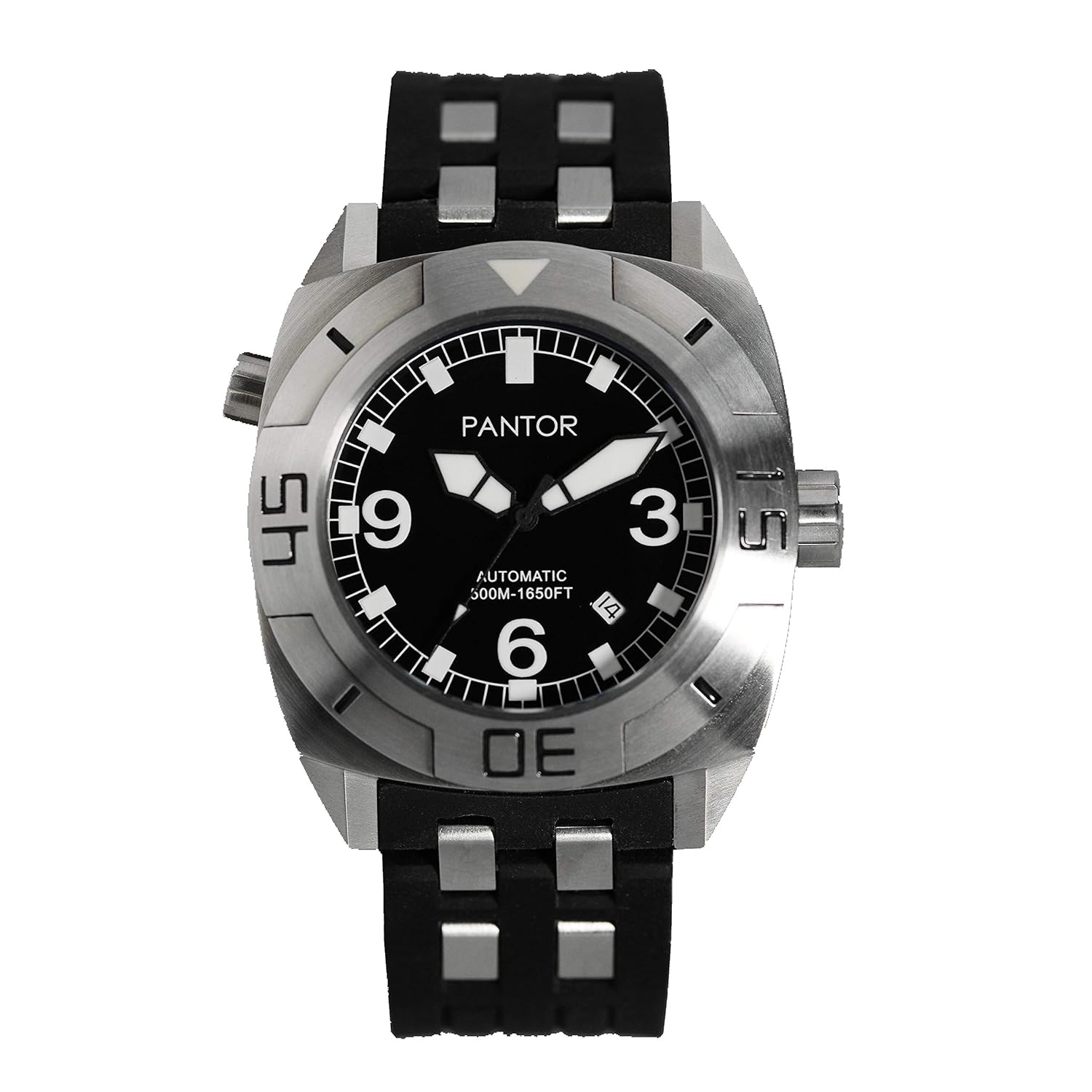 Seal Dive Watch 500m Pro Diver Watches for Men with Helium Valve Sapphire Crystal and Rotating Bezel