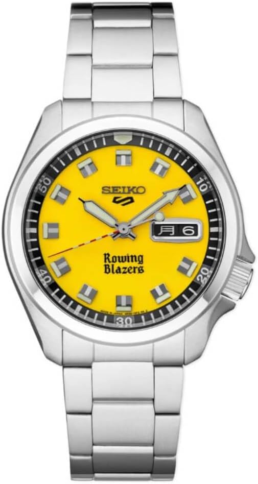 SEIKO Men’s 5 Sports SRPJ69, Yellow