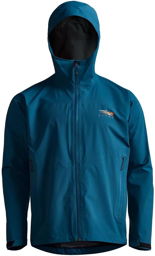 SITKA Gear Men’s Dew Point Waterproof Lightweight Hunting Jacket