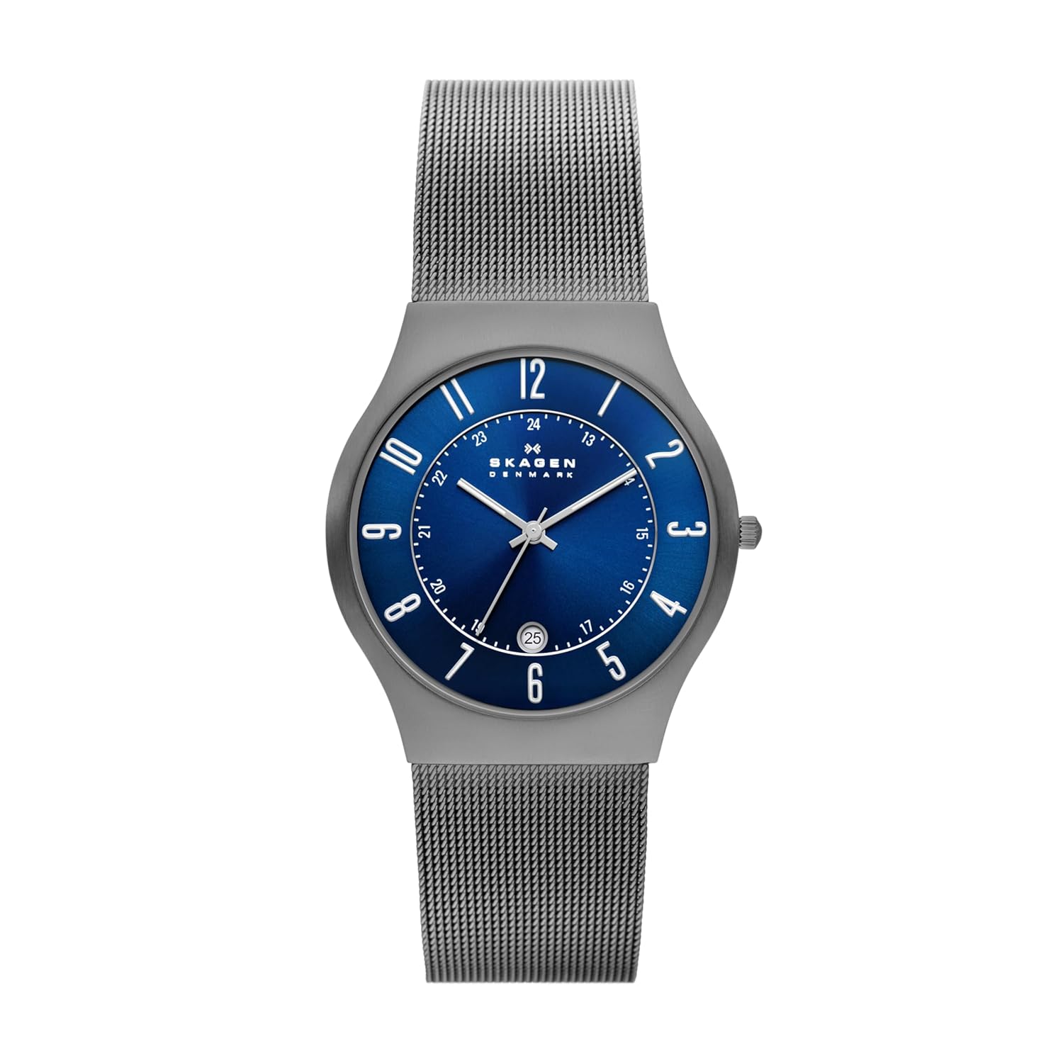 Skagen Men’s Sundby Quartz Analog Stainless Steel and Mesh Watch