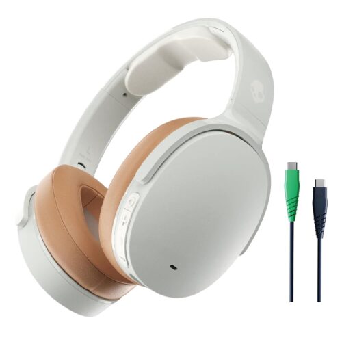 Skullcandy Hesh ANC Wireless Over-Ear Bluetooth Headphones with Charging Cable, Active Noise Cancelling, Up to 22 Hrs Battery, Foldable Lightweight Design, Microphone for iPhone...