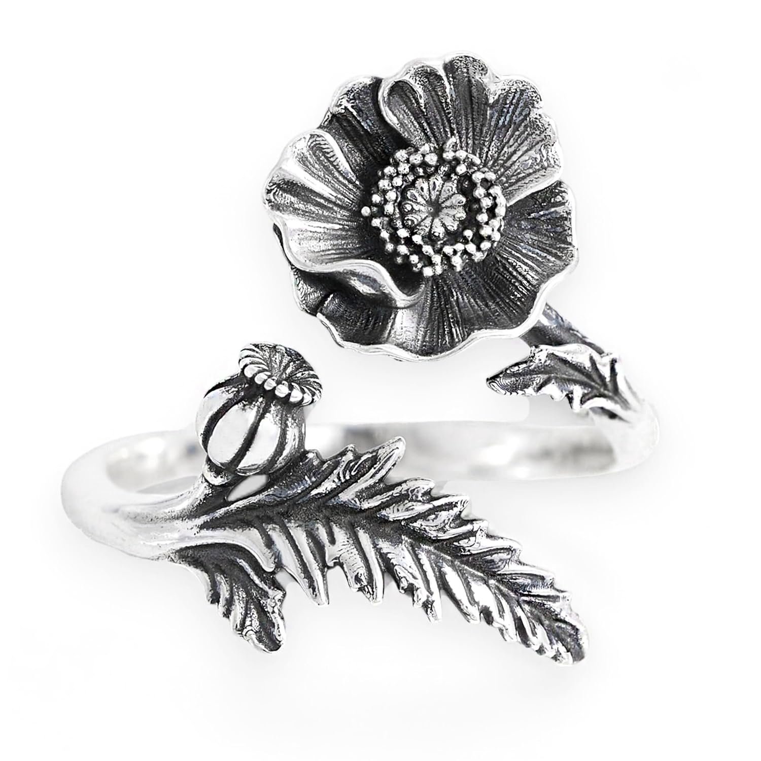 Sterling Silver Rings – Sterling Silver Adjustable Ring, Silver Jewelry for Women, 925 Sterling Silver, Gift for Women Women’s Rings