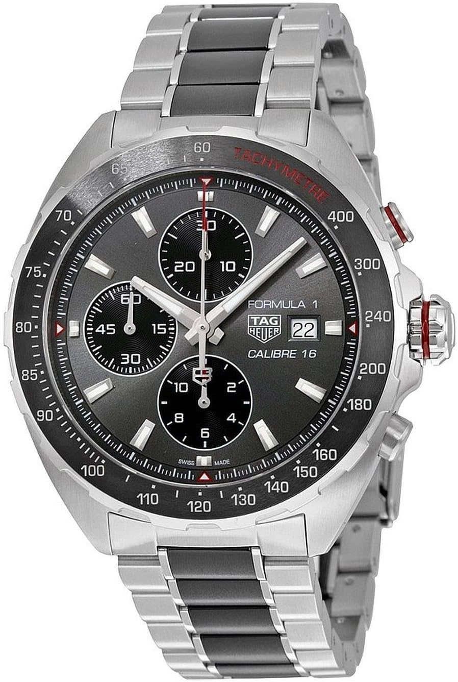 TAG Heuer Men’s CAZ2012.BA0970 Formula 1 Analog Display Swiss Automatic Silver Watch