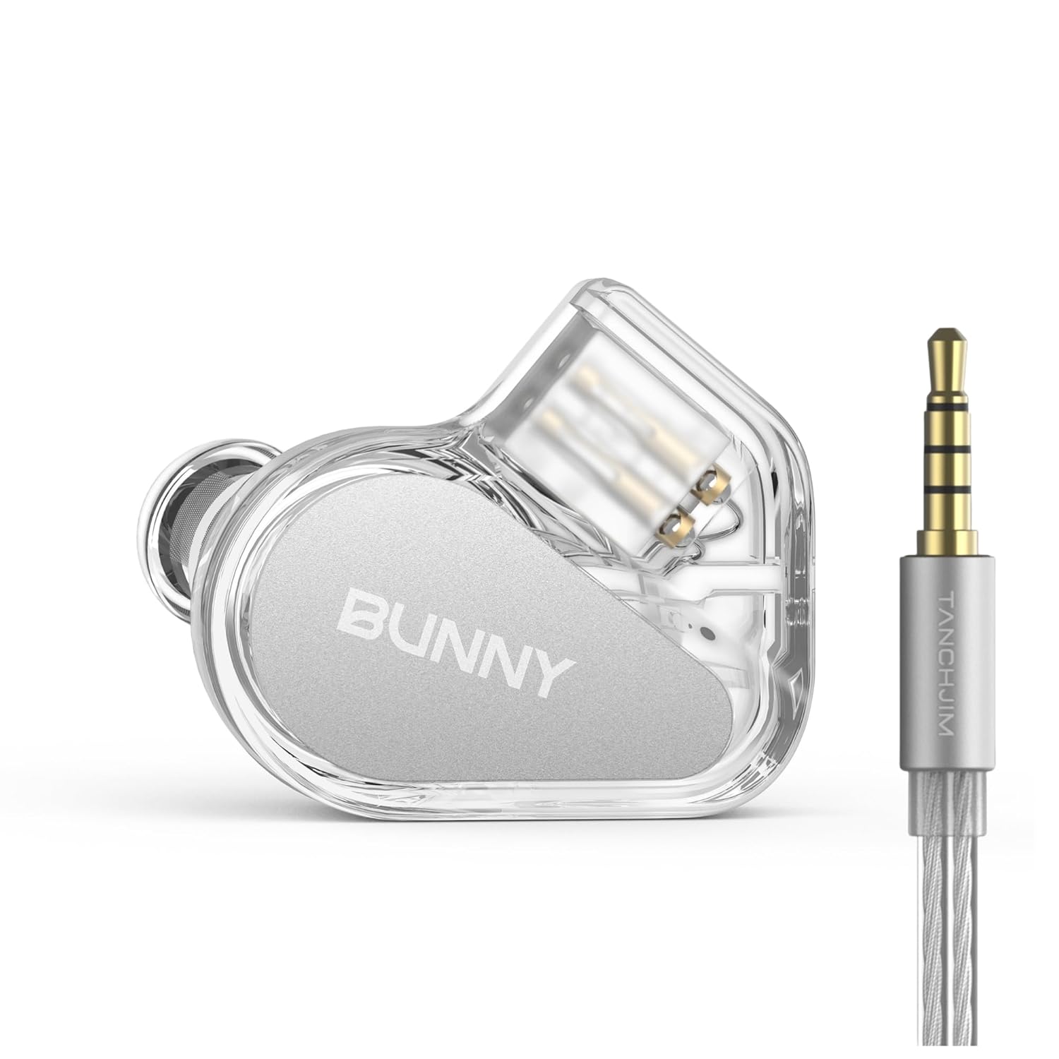 TANCHIJIM Bunny in-Ear Monitors Headphones Crystal Clear Sound and Style for Gamers and Audio Enthusiasts (3.5mm with Mic)