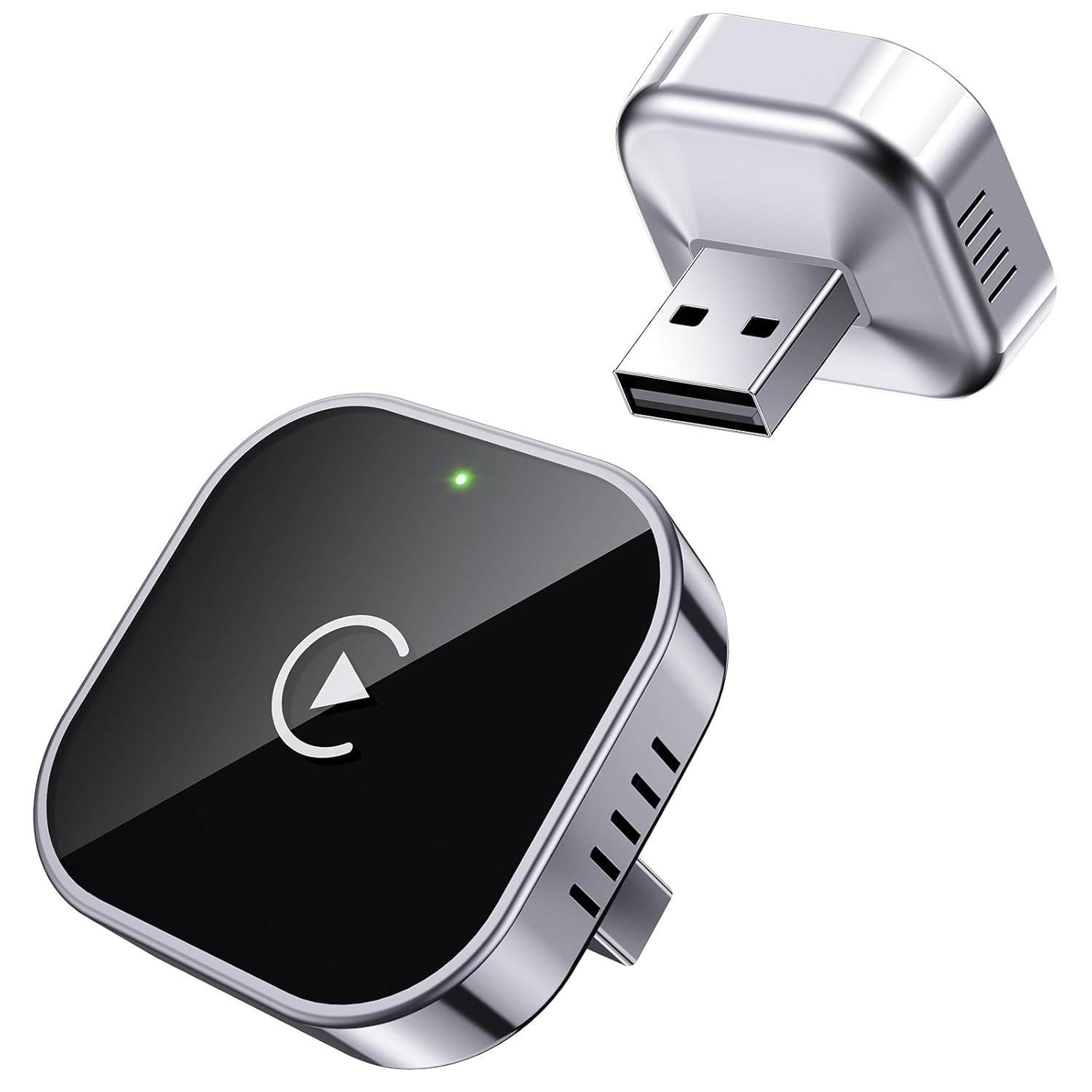 Teeran Wireless CarPlay Adapter 2025 Upgrade Wired CarPlay to Wireless, Mini USB Design for Cars with Built-in Wired Apple CarPlay Plug and Play Easy Use Fast Stable Connection…