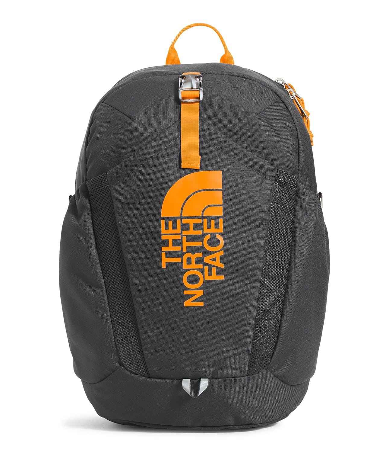 The North Face Teen Mini Recon Backpack, Asphalt Grey/Cone Orange, One Size