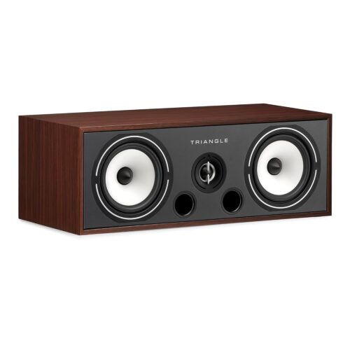 triangle BRC2 Center Channel Speaker - 2 Way Design - 25mm Silk Dome Tweeter (Walnut)