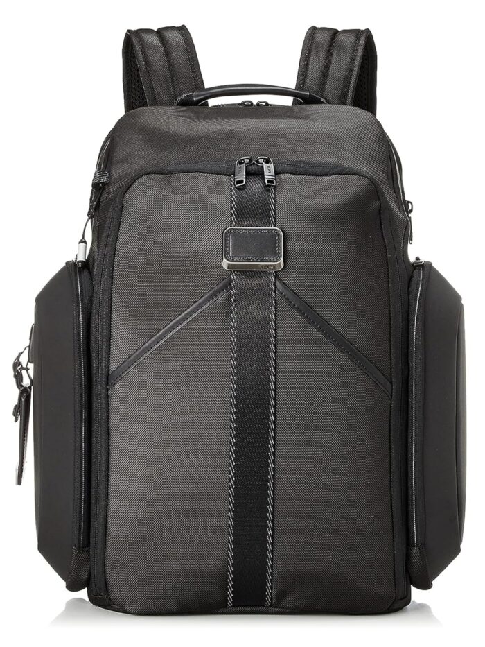 TUMI - Alpha Bravo Pro Large Backpack - Expandable Travel and Commute Gaming and Tech Bag - Fits up to 15" Laptop - Black