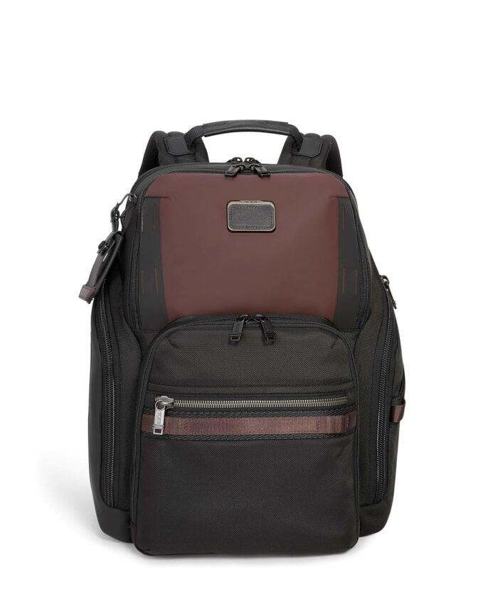 Tumi Men's Search Backpack, Oxblood, One Size