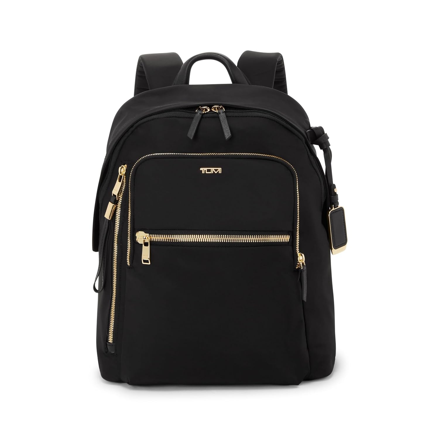 TUMI – Voyageur Halsey Backpack – Women’s Lightweight Everyday and Travel Bag – 14.5″ X 11.5″ X 5.5″ – Holds Up to 14″ Screen – Black & Gold