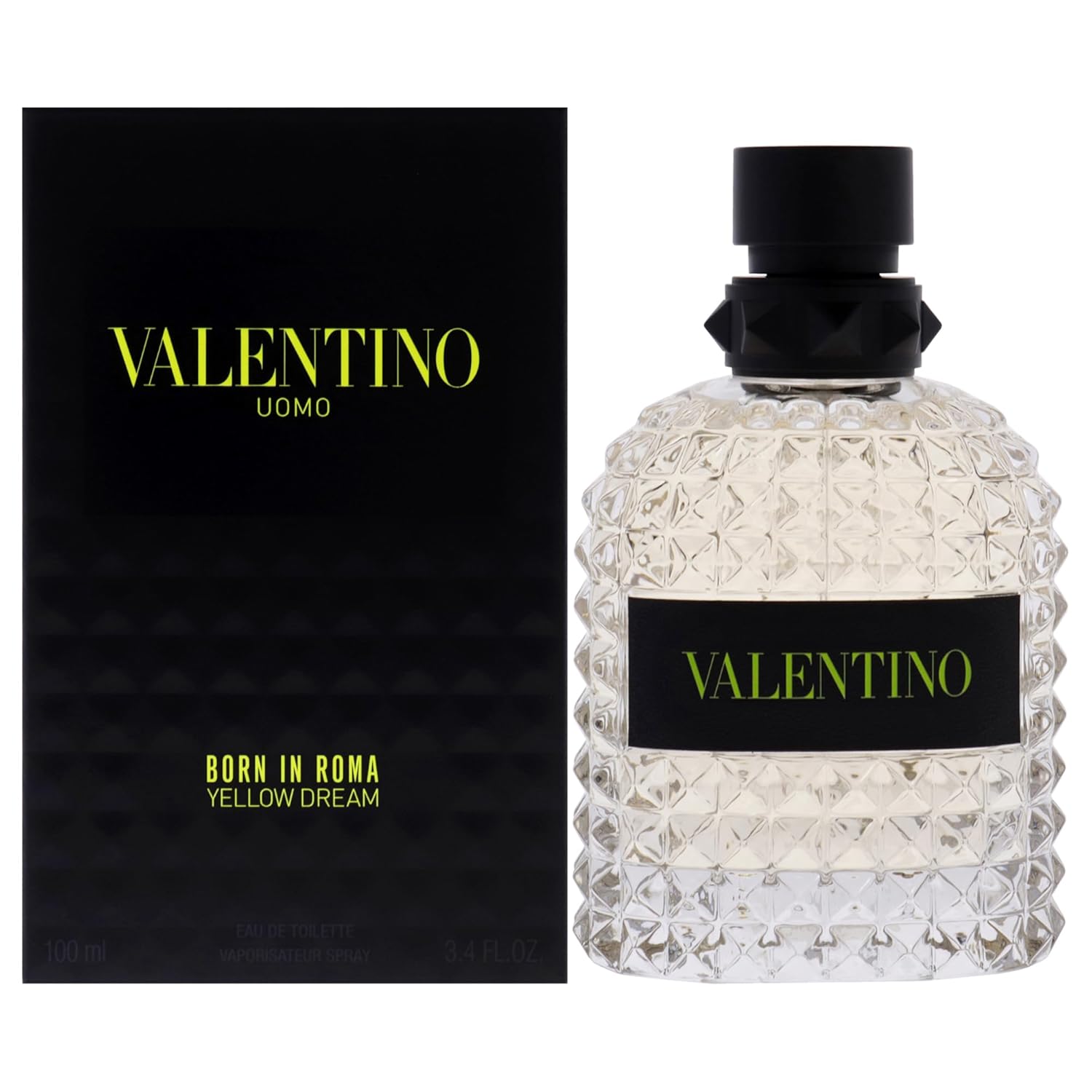Valentino Uomo Born In Roma Yellow Dream for Men – 3.4 oz EDT Spray