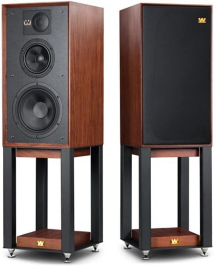 Wharfedale - Linton with Stands (Red Mahogany) Red Mahogany