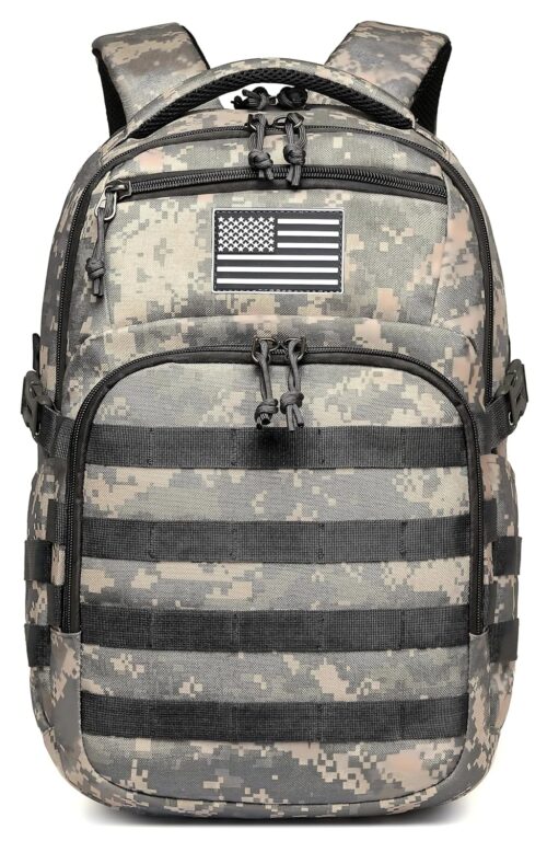 Wotony Military tactical backpack, backpack for men black small tactical assault bag