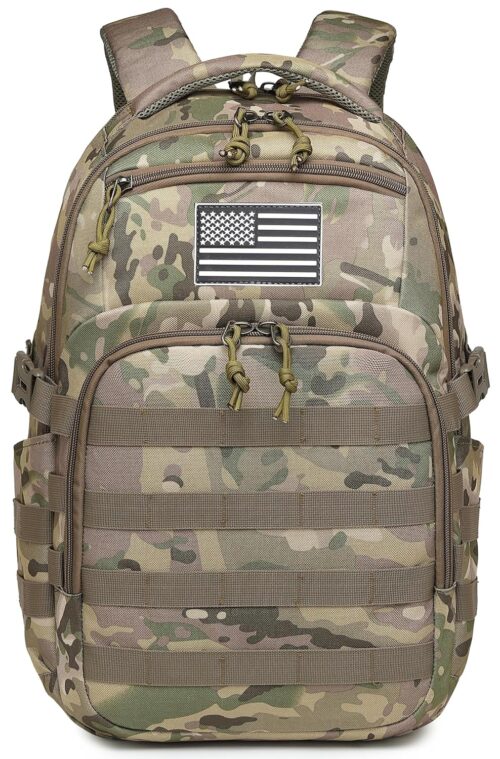 Wotony Military tactical backpack, backpack for men black small tactical assault bag