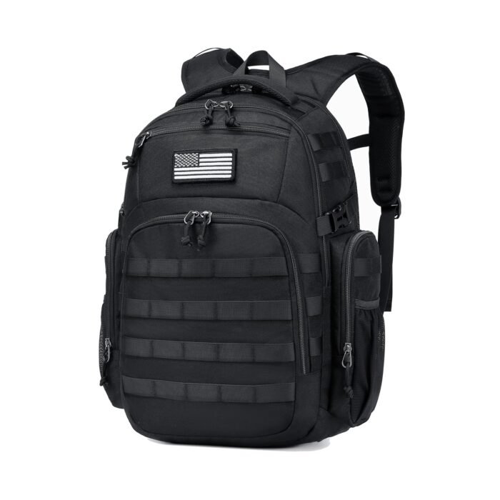 Wotony Military tactical backpack, backpack for men black small tactical assault bag