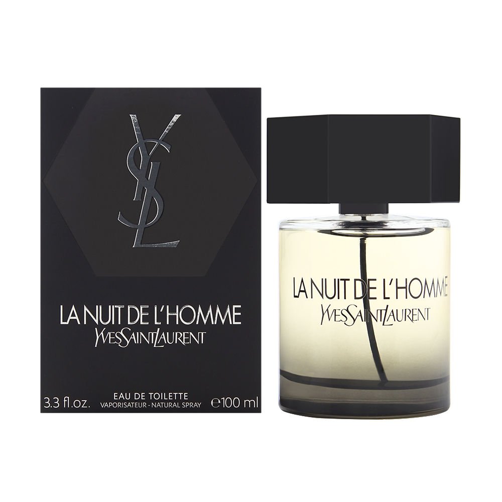 Yves Saint Laurent La Nuit De L’Homme by Yves Saint Laurent for Men – 3.3 oz EDT Spray