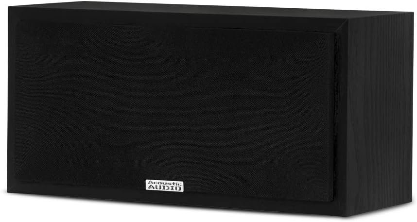 Acoustic Audio PSC-32 Center Channel Speaker 125 Watt 2-Way Home Theater Audio, Black