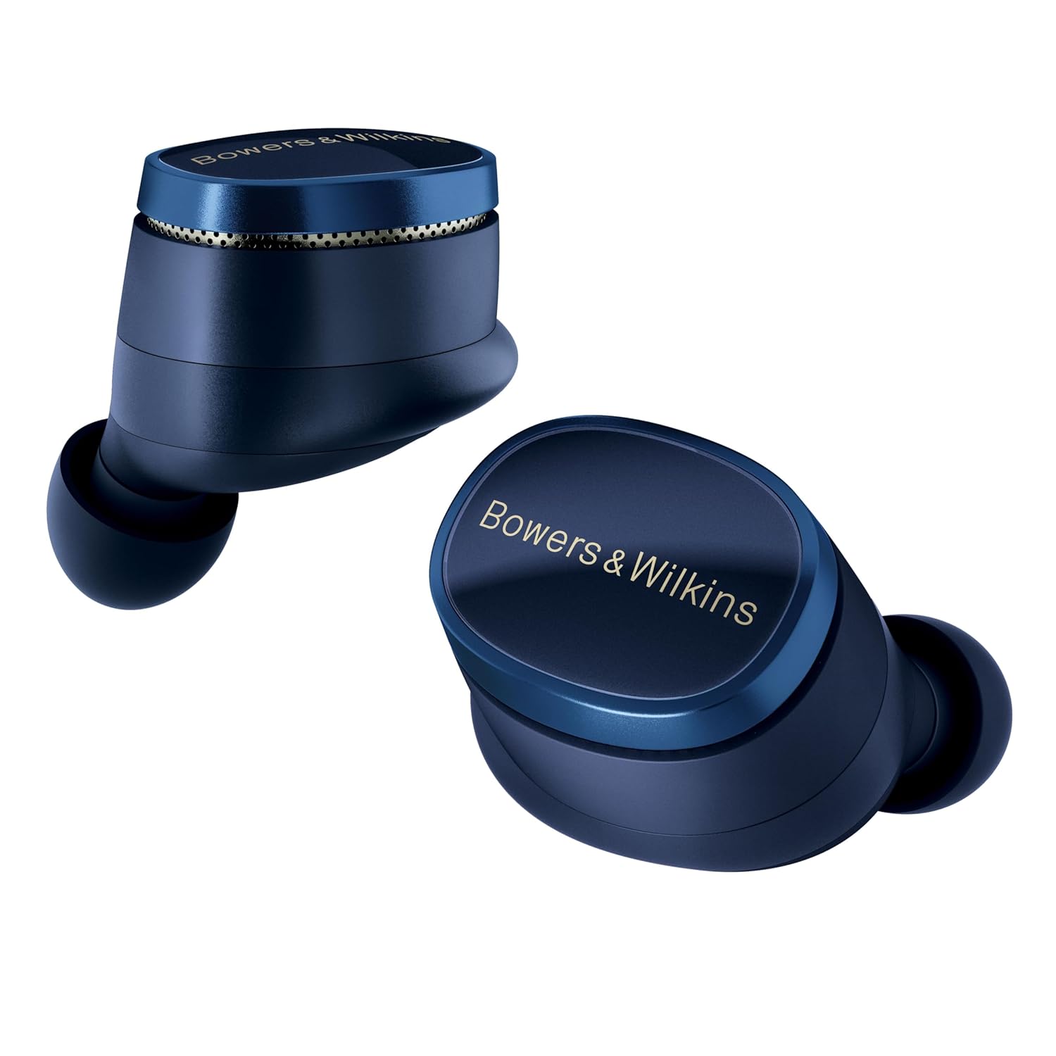 Bowers & Wilkins Pi8 Wireless Earbuds (Midnight Blue), in-Ear Bluetooth Earphones with Qualcomm Chipset & aptX Lossless, Active Noise Cancelling Earbuds, 3 Built-in Mics, 15-Min…