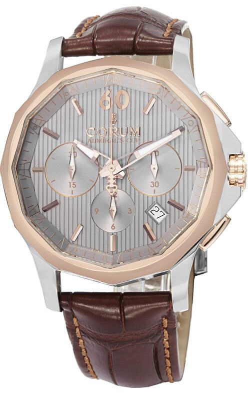 Corum 984.101.24-OF02 FH11 42mm Automatic Stainless Steel Case Brown Leather Anti-Reflective Sapphire Men's Watch