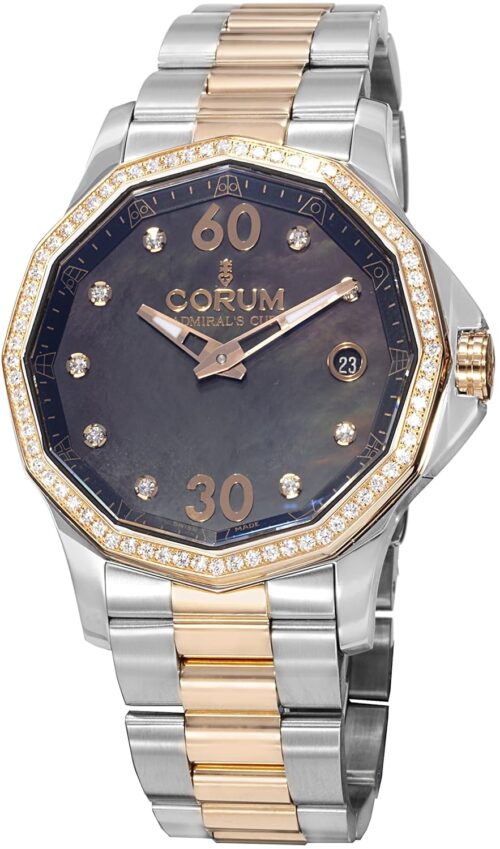Corum Admirals Cup Legend 082.101.29/V200 PN10 38mm Automatic Multicolor Steel Bracelet & Case Anti-Reflective Sapphire Women's Watch
