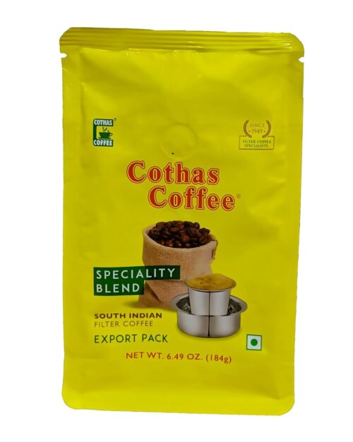 Cothas Coffee Speciality Blend (Pack of 3) Each Pkt 184 Gms (Total - 552 Gms)(B-P)