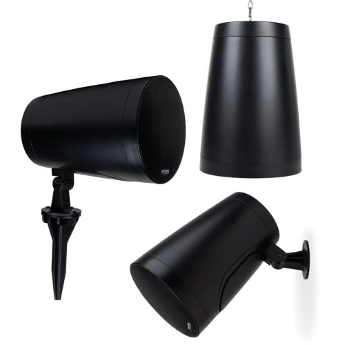 Dayton Audio 6-1/2" Pendant/Landscape Speaker 70V/100V/8 Ohm Black WP60XTB