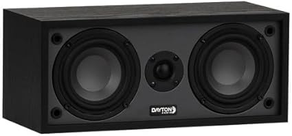 Dayton Audio Classic C40 Center Channel Speaker (Black)
