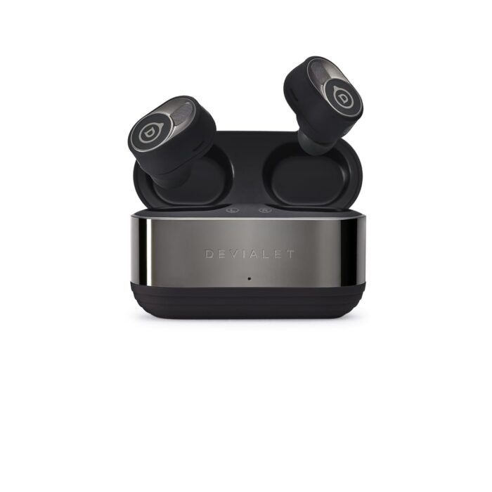Devialet Gemini II - True Wireless Earbuds Matte Black - Daily Music & Commute Sound - Exceptional Sound Quality - Noise Cancellation, Comfort Fit, Long Battery Life