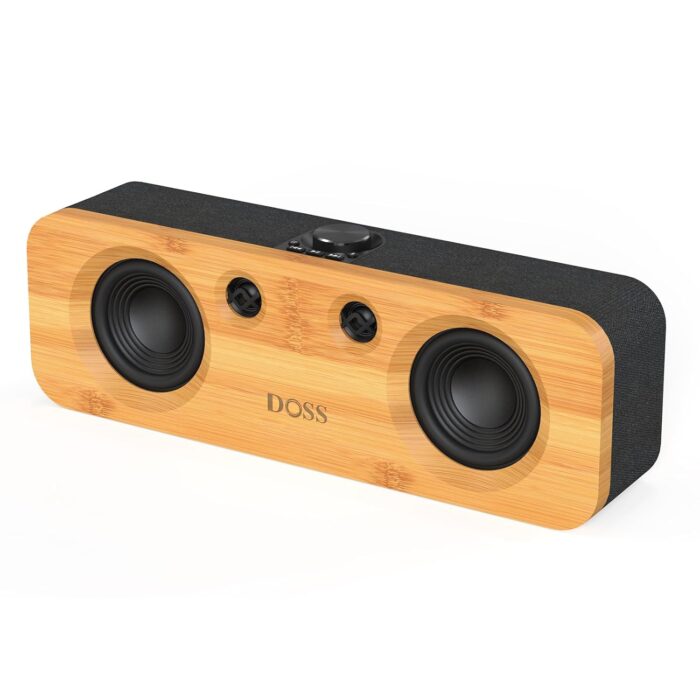 DOSS SoundBox H200 50W Home Bluetooth Speaker with Dual 3.5-Inch Woofers, Two 1-inch Tweeters, 35H Playtime, TWS, Sustainable Materials, BT 5.3, Wireless for Record...