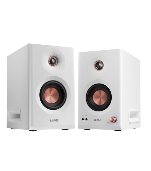 Edifier MR5 Powered Studio Monitor Speakers 2.0, Hi-Res Audio & Wireless Certified Bookshelf Speakers, 110W RMS, Balanced Analog XLR and Bluetooth V6.0 with Multi-Point...
