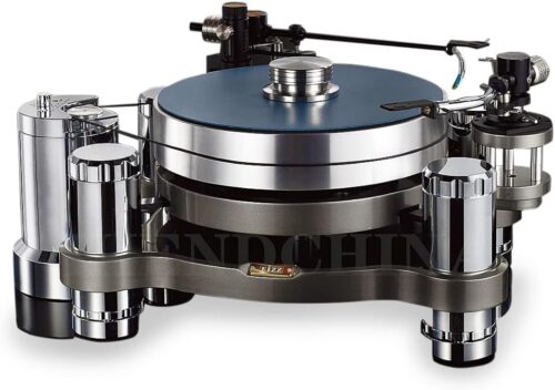 EIZZ EZ-4002B LP Turntable Aluminum Alloy Heavy Turntable with A 9" Pivot Arm and A 12" Gem Tone Arm