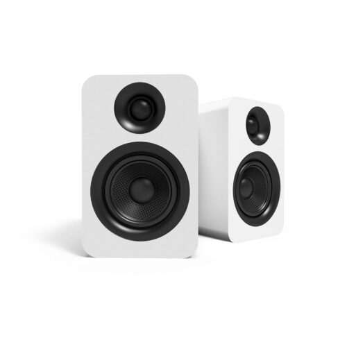 Kanto YU Passive 4" Passive Bookshelf Speakers with 1" Silk Dome Tweeter | External Amplifier Required | Pair | Matte White
