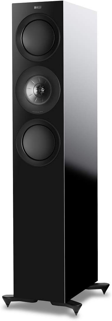 KEF R7 Floorstanding Speaker (Each, Gloss Black)