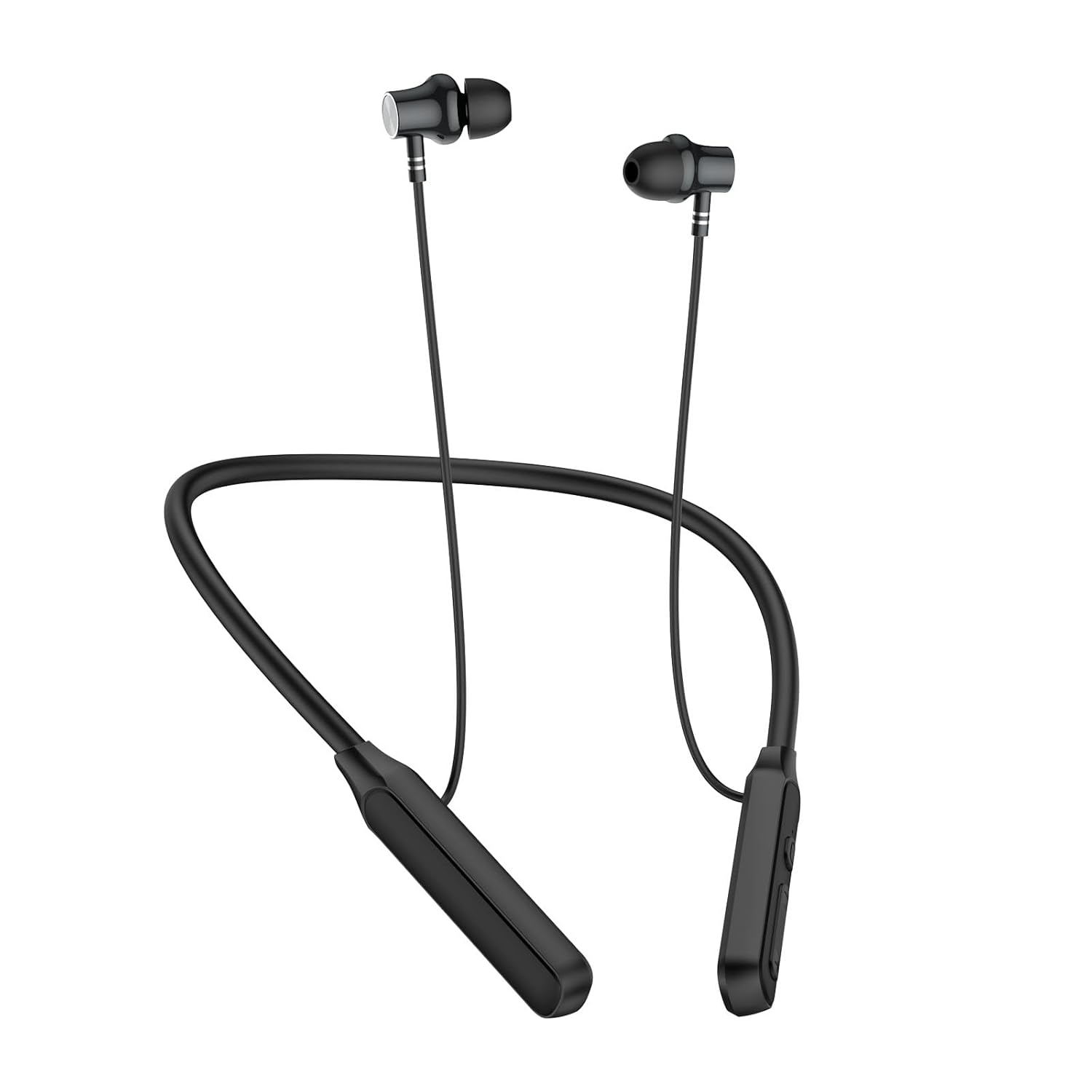 Neck Headphones Wireless Bluetooth,V5.2 with Microphone Neckband Bluetooth Headphones,35 Hours of Playtime in-Ear Neckband Earbuds no Power Button IPX7 Sweat-Resistant deep bass…