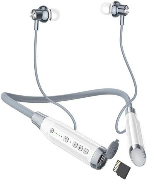 Neckband Bluetooth Headphones 100H Playtime IPX6 Waterproof Earbuds Magnetic in-Ear Wireless Earbuds Deep Bass Headset Wireless Stereo Neckband with Mic Home Traveling Outdoor...