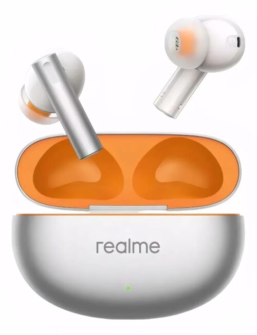 realme Air 6 True Wireless Earbuds, 50dB Active Noise Reduction, Hi-Res Sound, LHDC, 12.4mm Dynamic Bass Driver, 6 Mics Clear Call, 40H Battery, Bluetooth 5.3, IP55 Water...
