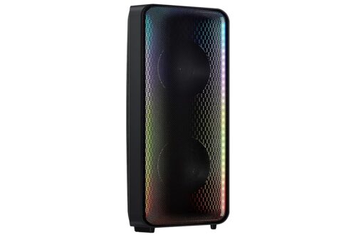 Samsung MX-ST40B Sound Tower Portable Party Speakers, 160W Floor Standing Speaker, Bi-Directional Sound, Built-in Battery, IPX5 Water Resistant, Party Lights, Bluetooth...