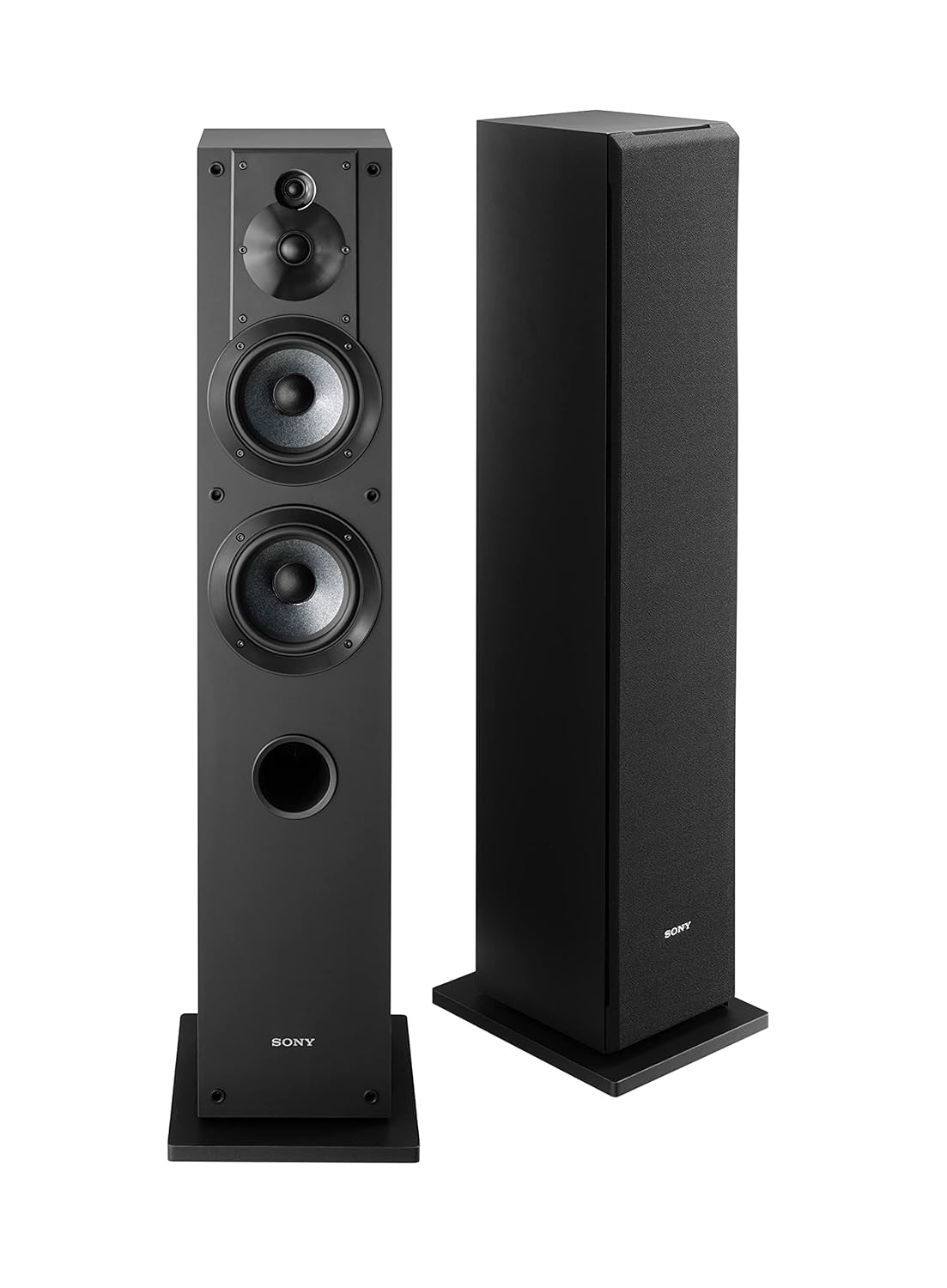 Sony SSCS3 3-Way Floor-Standing Speaker (Single) – Black