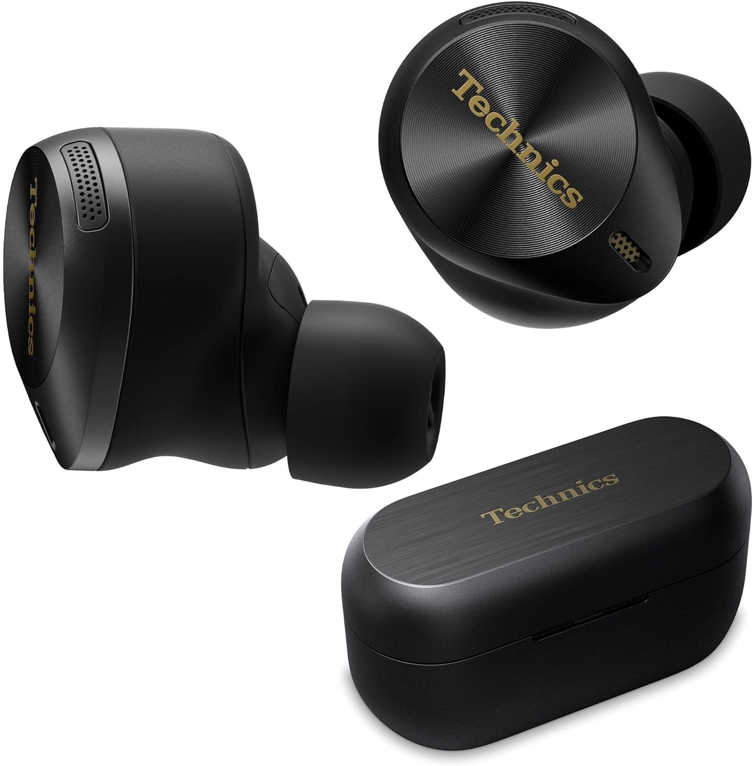 Technics Premium Hi-Fi True Wireless Bluetooth Earbuds with Advanced Noise Cancelling, 3 Device Multipoint Connectivity, Wireless Charging, Hi-Res Audio + Enhanced Calling -...