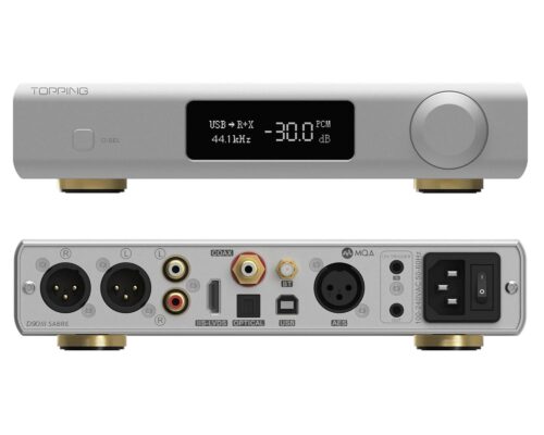 TOPPING D90 III Sabre Full Balance HiFi DAC (D90III-SABRE-Silver)