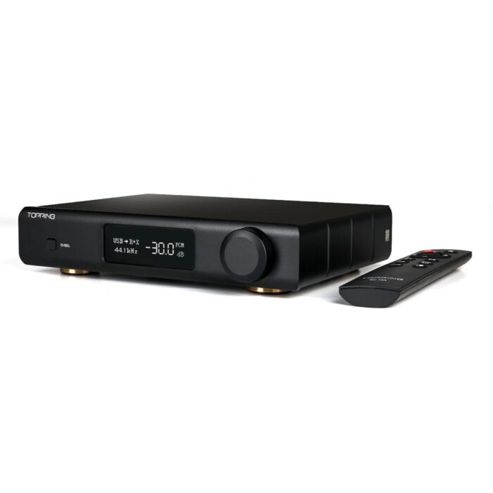 Topping D90III Sabre Full Balanced DAC, ES9039SPRO DSD512 PCM 32bit/768kHz, USB/Bluetooth/Optic/Coaxial/AES/IIS Input, RCA/XLR Digital-Analog Audio Converter, Desktop MQA HiFi...