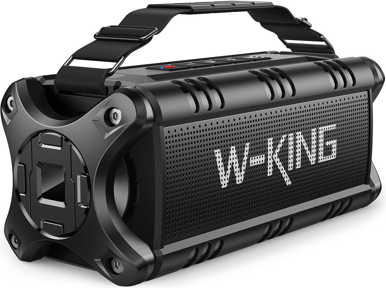 W-KING Bluetooth Speaker, 90W Max Loud Portable Speakers Bluetooth Wireless, IPX6 Waterproof Outdoor Speaker with 50W Deep Bass/2 Powerful Subwoofer/40H/Power Bank/EQ/TF/AUX/NFC…