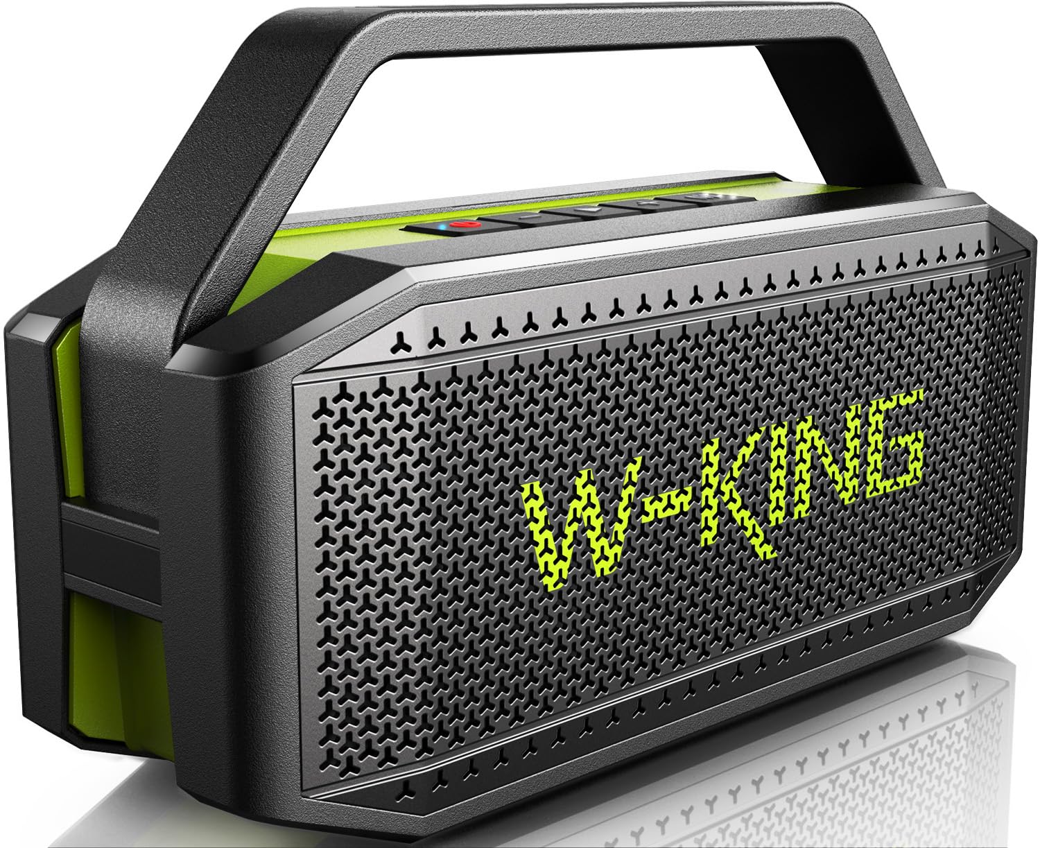 W-KING Portable Loud Bluetooth Speaker Wireless, 100W Max IPX6 Waterproof Outdoor Speaker Subwoofer, 60W Exlarge Passive Radiator- All-Round Rich Bass/40H/EQ/PowerBank/TF/AUX,…