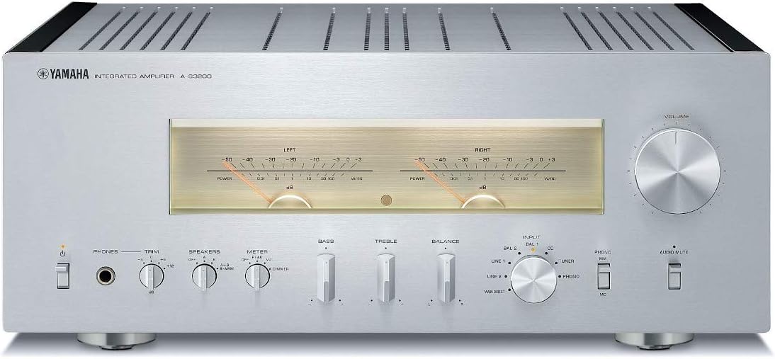 Yamaha Audio A-S3200SL Integrated Amplifier (Silver)