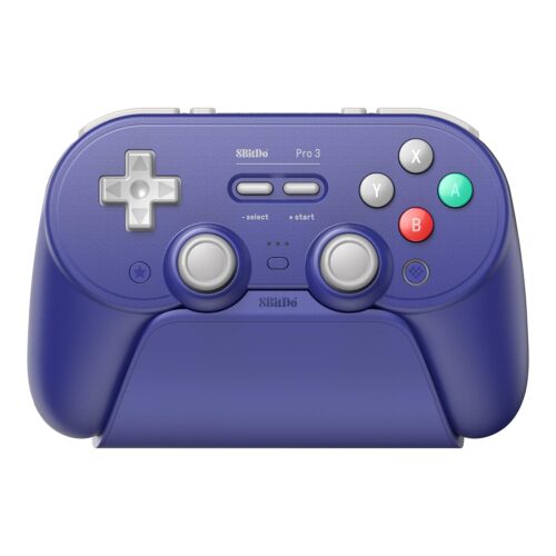 8BitDo Pro 3 Bluetooth Controller for Switch/Switch 2 – TMR Joysticks, Swappable ABXY Buttons, Pro Back Buttons, Charging Dock, Hall Effect Triggers, for Windows, Apple,...