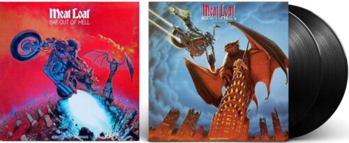 Meat Loaf 2 Album Record Collection - Bat Out of Hell and Bat Out of Hell II: Back into Hell