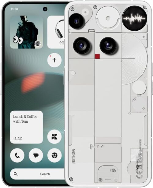 Nothing Phone (3) Cell Phone, 2025 New 5G Unlocked Phones 512GB, Android 15, Snapdragon 8s Gen4, AI Mobile Phones with Four 50MP Cameras & AMOLED Display, 5150mAh, Glyph...