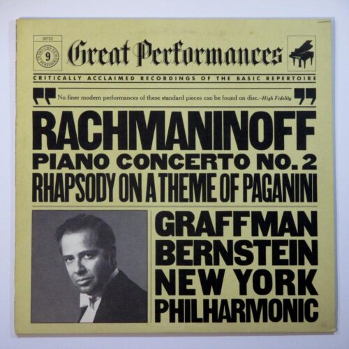 Rachmaninoff Piano Concerto No. 2 / Rhapsody On A Theme of Paganini / Gary Graffman, Piano, Leonard Bernstein, Conductor, New York Philharmonic