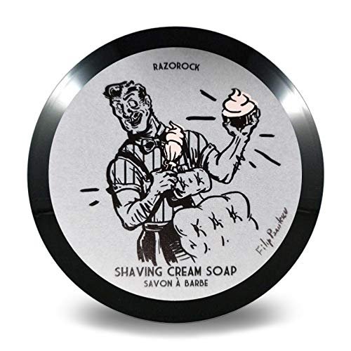 RazoRock BLUE BARBERSHOP Shaving Cream Soap