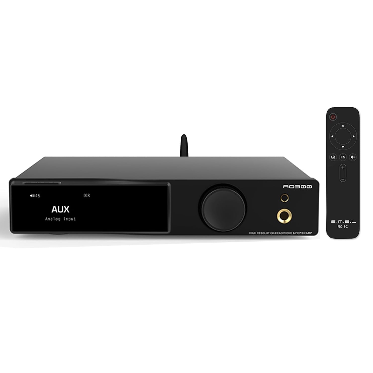 SMSL AO300 Power Amplifier DAC Headphone Amp 2.1CH 165Wx2 Amplifiers with MA5332MS IC MQA MQA-CD DAC CS43131 IC 4.4mm/6.35mm 768K/32Bit XMOS XU316 USB/BT/Coax/Opt/RCA/HDMI ARC…